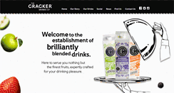 Desktop Screenshot of crackerdrinks.com
